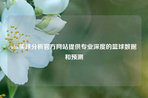 nba买球分析官方网站提供专业深度的篮球数据和预测